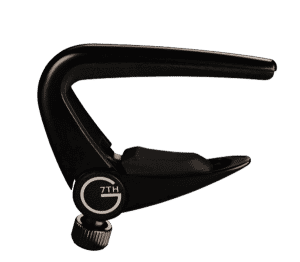 img src="/g7th-capo.jpg" alt=" G7th Newport El/Western Guitar Capo (Sort) "