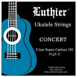 Luthier Ukulele Strenge - Concert High G - Super Carbon Strings