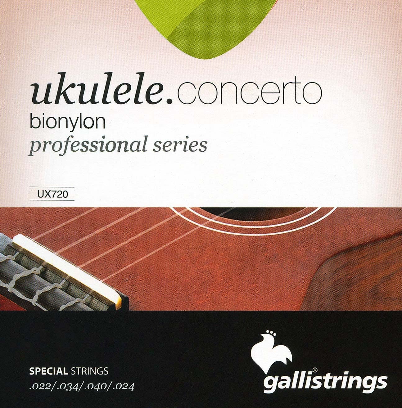 Gallistrings Bionylon Ukulele Strenge (Sopran, Concert, Tenor, Bariton)