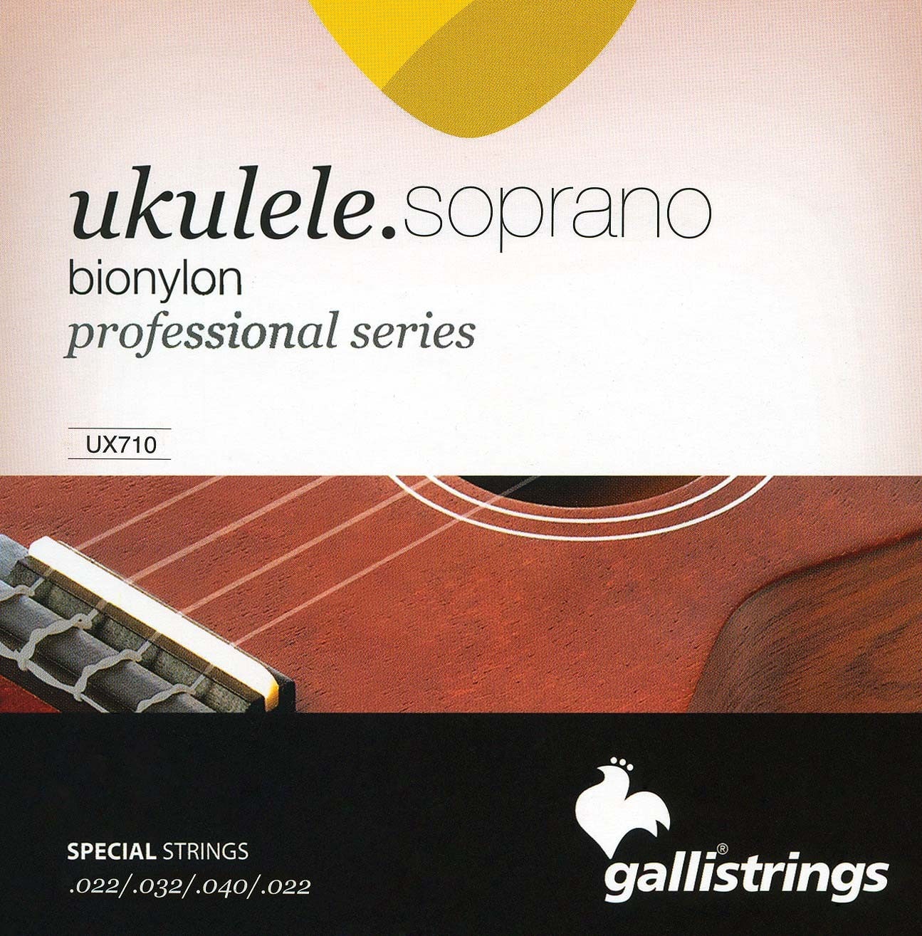 Gallistrings Bionylon Ukulele Strenge (Sopran, Concert, Tenor, Bariton)