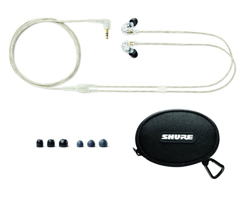 img src="/in-ear" alt="Shure SE215-CL In-Ear Høretelefoner "