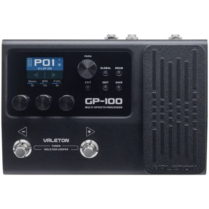 Valeton GP-100 guitar multieffekt board
