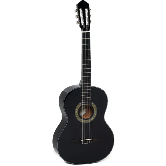 Santana Classical 18 BK spansk guitar satin, 4/4, Sort / Black