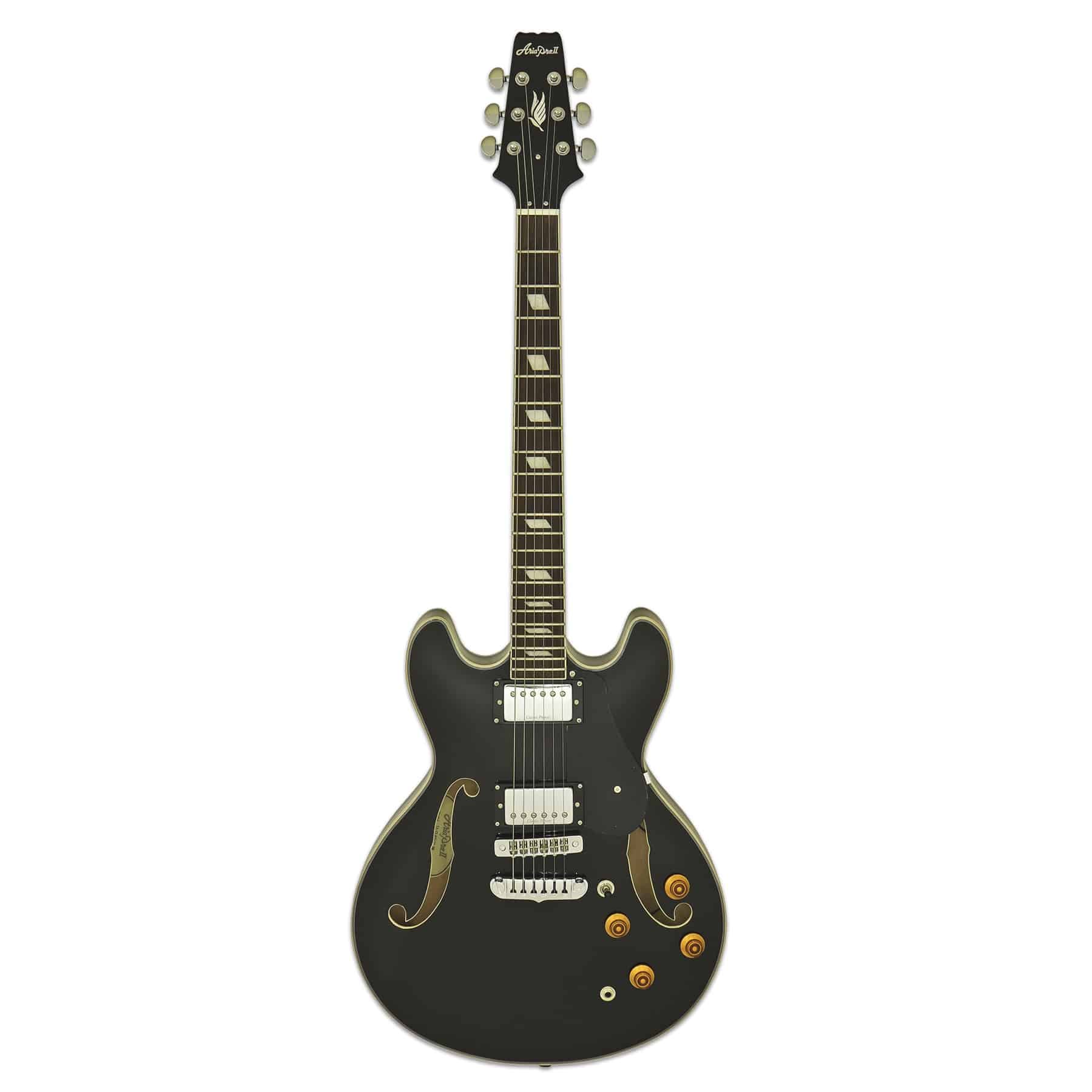 Aria TA Classic Sort El-guitar