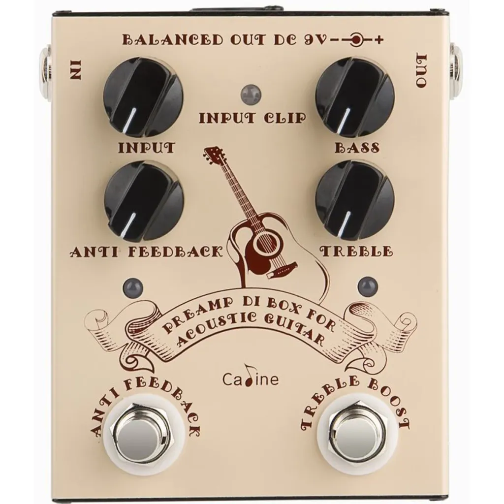 Caline CP-40 Acoustic Preamp, DI Box guitar-effekt-pedal