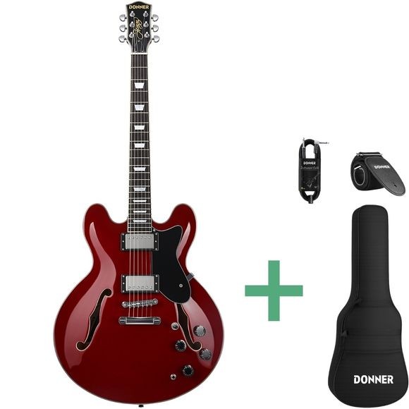 Donner DJP-1000R el-guitar (flere farver)