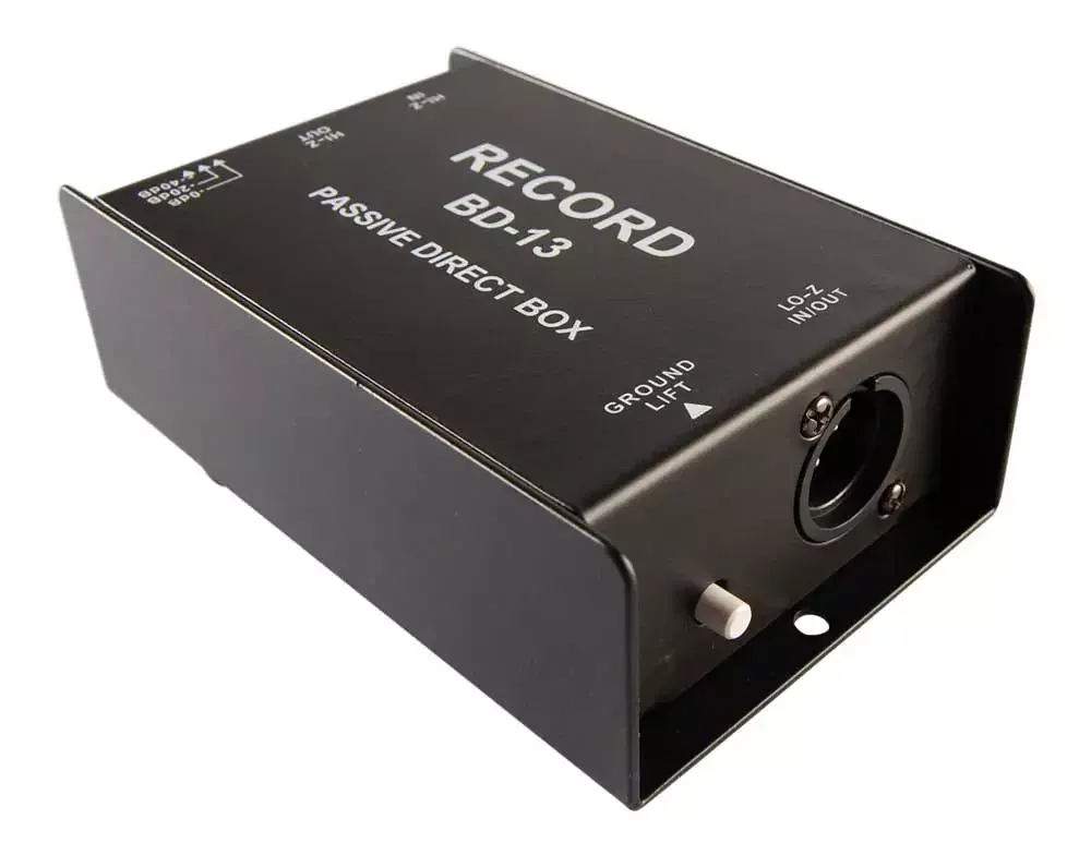 Record BD-13 DI-box, Passiv direct box til både scene og studie